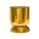 image 1 of Regency Metalic Tiered Decorative Vase - Glass - L15 x W15 x H23.5 cm - Gold Gold