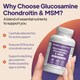 image 2 of Glucosamine 500mg, Chondroitin 100mg & MSM 100mg - 180 Tablets