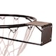 image 3 of Heavy Duty Wall Mounted Full Size Black Basketball Hoop Rim and Net