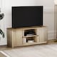 image 1 of Vida Designs Panama 2 Door 1 Shelf Flat Screen TV Unit Stand, Solid Pine Wood