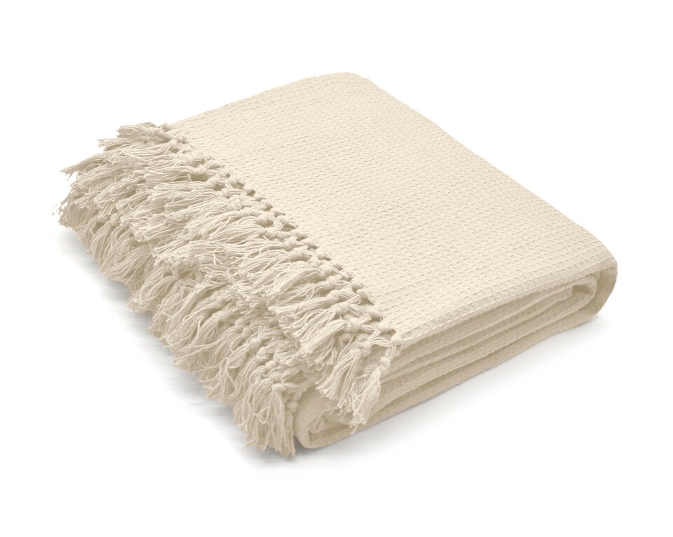 image 1 of Velosso Waffle Throw 100% Cotton