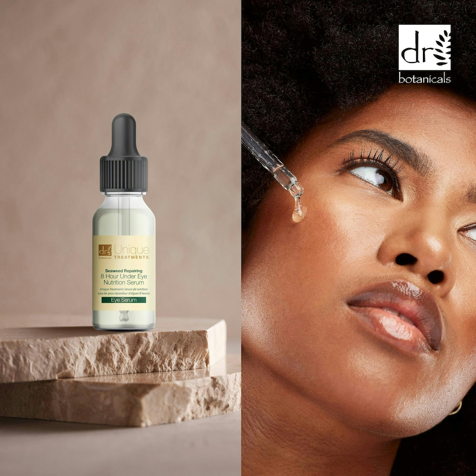 image 1 of Dr Botanicals Unique Treatments Seaweed Repairing 8 Hour Under Eye Nutrition Serum 15ml