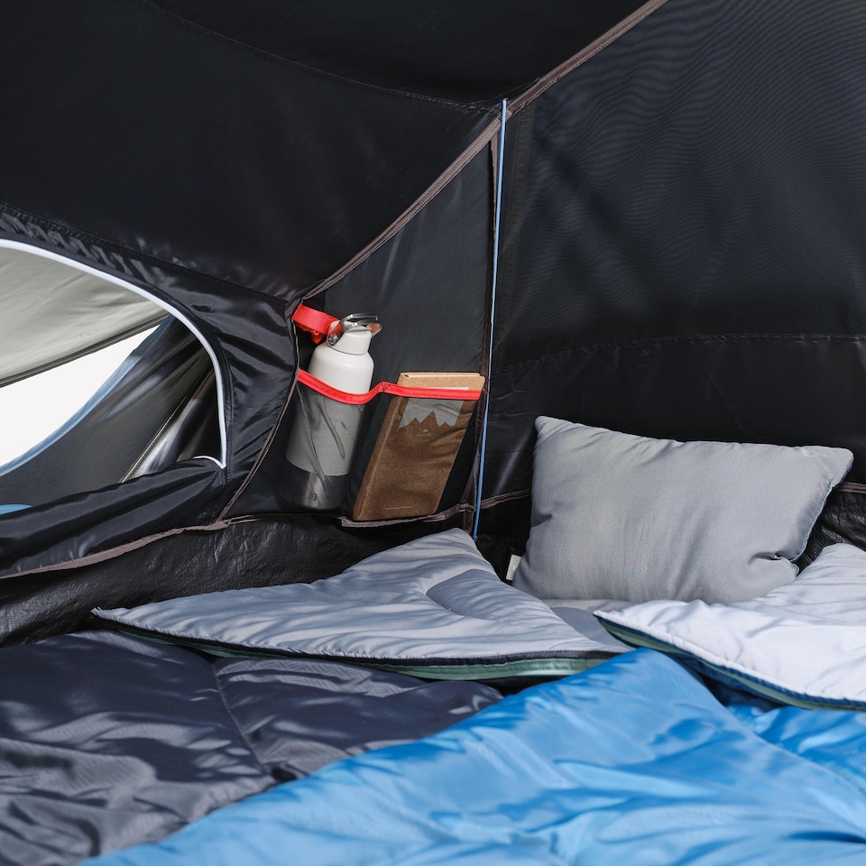 image 1 of Decathlon Instant 3-person camping tent, 2 Seconds Fresh & Black