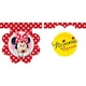 image 1 of Disney Dotted Minnie Mouse Flag Banner - Red/White/Yellow - One Size