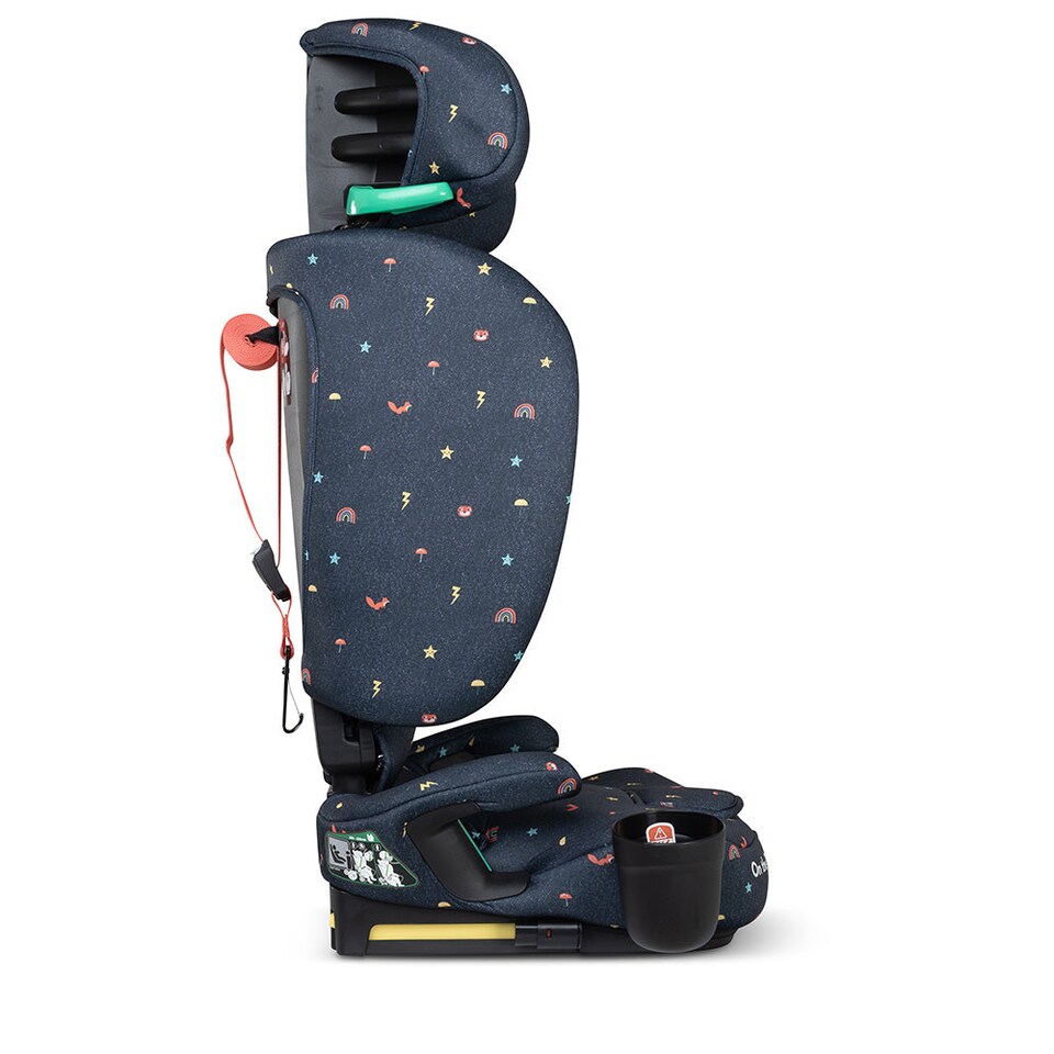 image 1 of Cosatto On The Go iSize Travel Car Seat Lightweight Foldable Booster, Quick Fit, R129 Safety