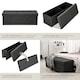 image 5 of Stool - foldable, padded, polyester, large storage space, 110 x 38 x 38 cm | Grey | dark grey | 110 x 38 x 38 cm | 1