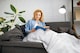 image 4 of Zahra Silver Blanket/Throw | Silver | Silver | One Size