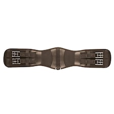 Collegiate Memory Foam Horse Dressage Girth - Brown - 22in