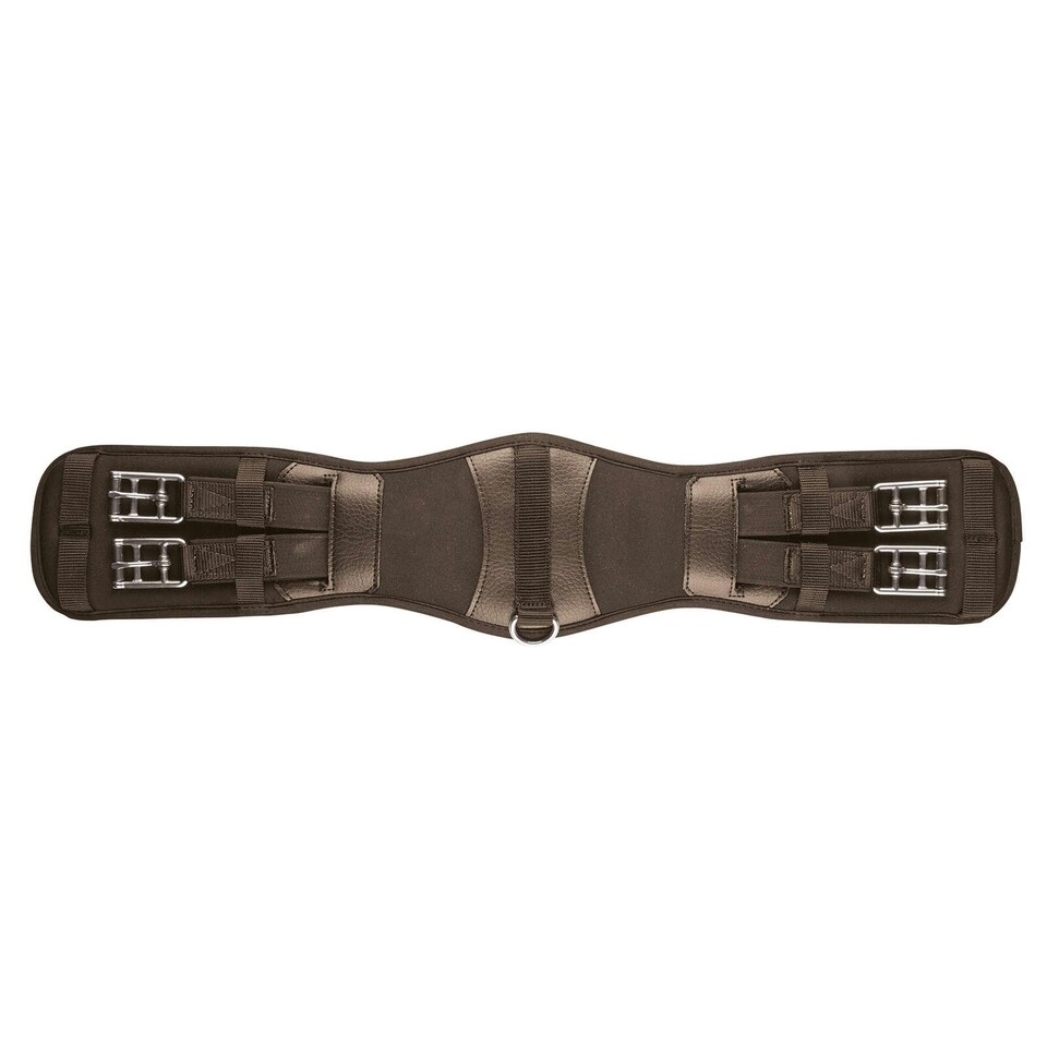 image 1 of Collegiate Memory Foam Horse Dressage Girth - Brown - 22in
