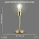 image 9 of Traditional and Classic Table Lamp Base in Antique Brass with Pull Cord Switch | Gold