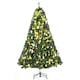 image 1 of HOMCOM 6FT Pre-Lit Artificial Christmas Tree Holiday Décor Ornament Stand