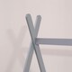 image 5 of Harry Kids Childrens Grey Wooden Teepee Tent Single Bed Frame
