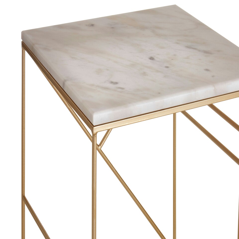 image 1 of Stunning Design Set Of 2 Square Side Tables, Elegant Side Tables For Livingroom, Functional Bedside Table