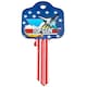 image 1 of Top Gun Blank Key - Blue/White/Red - One Size