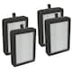 image 2 of SPARES2GO HEPA Filter compatible with Levoit LV-H128 LV-H13EU Air Purifier LV-H128-RF LV-13EU-RF (Pack of 4 Filters)
