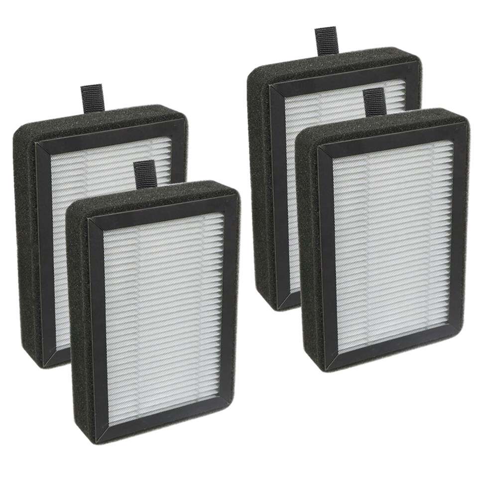 image 1 of SPARES2GO HEPA Filter compatible with Levoit LV-H128 LV-H13EU Air Purifier LV-H128-RF LV-13EU-RF (Pack of 4 Filters)
