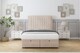 image 1 of Sloomy Pemberton Sand Naples Ottoman Bed Base With 26" Strutted Headboard 6' Super King | Cream | Sand | Super King | 1