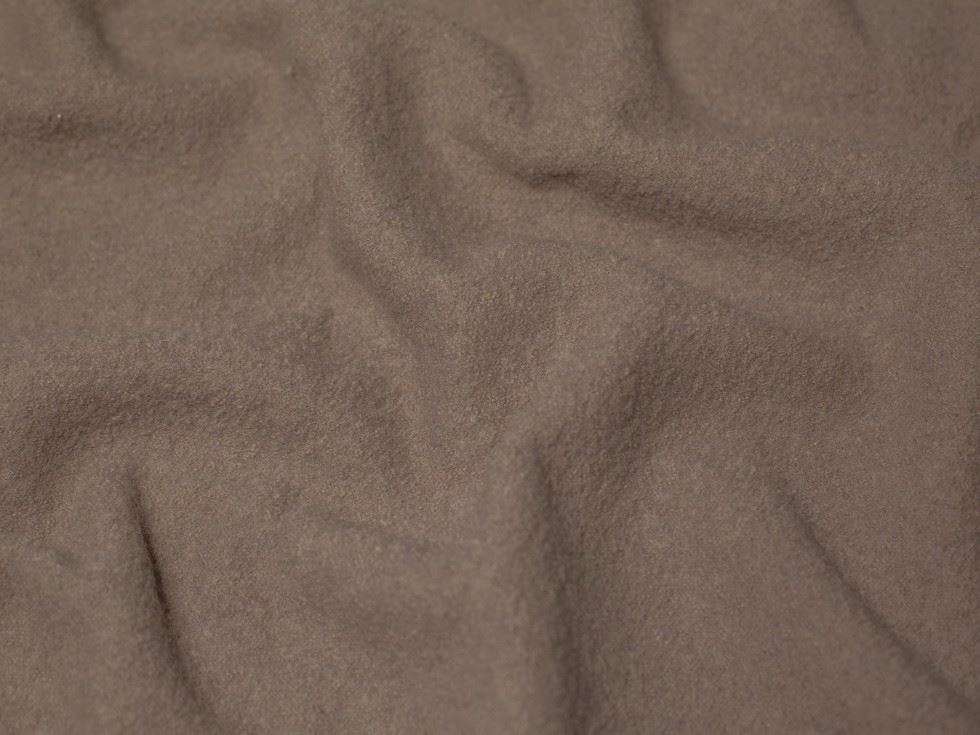 Minerva Core Range Beige 100% Pure Boiled Wool Coating Fabric for Dressmaking, 140cm / 55" Wide - per metre