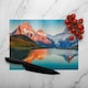 image 2 of Fantastic evening panorama of Bachalp lake Designer Glass Chopping Board | Multi