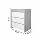 image 5 of Tutti Bambini Modena Changing Unit - Grey Ash/White