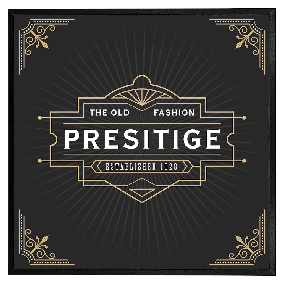 image 1 of Art deco old fashioned prestige (Picutre Frame) White | XS
