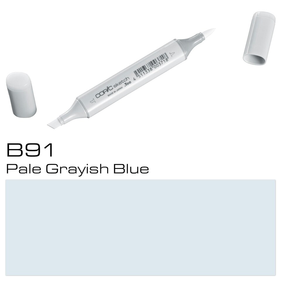 image 1 of Copic Sketch Marker, Pale Grayish Blue, Single Pen