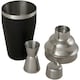 image 4 of Seasons Gaudie Logo Stainless Steel Cocktail Shaker - Solid Black - One Size