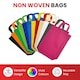 image 3 of Pack of 25 Ivory Coloured 35x41x12cm Non-Woven Bags with Handle | Cream