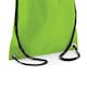 image 2 of BagBase Budget Water Resistant Sports Gymsac Drawstring Bag (11 Litres) (Pack of 2) - Lime - One Size | Green | One Size
