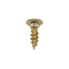 Timco - Classic Multi-Purpose Screws - PZ - Double Countersunk - Yellow (Size 3.5 x 12 - 200 Pieces)