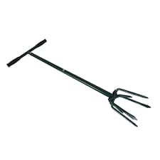 Multi Prong Long Handle Hand Tiller Cultivator Garden Weeder