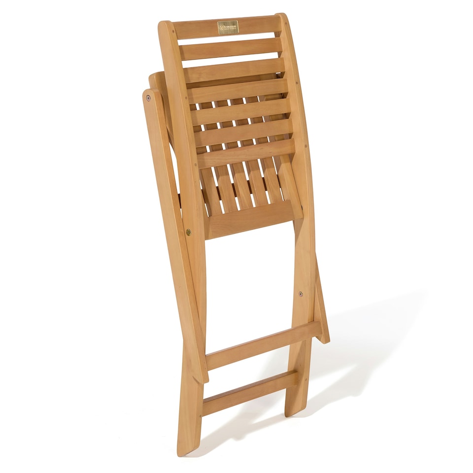 image 1 of Rowlinson Ashdown Folding 8 Seat Round Dining Set with Cushions N/A | Natural