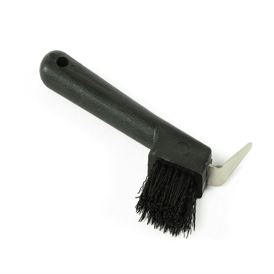 image 1 of Shires Hoof Pick/Brush Red | Size: One Size
Colour: Red