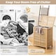 image 10 of COSTWAY 80 L Bamboo Laundry Hamper Clothes Laundry Basket Brown