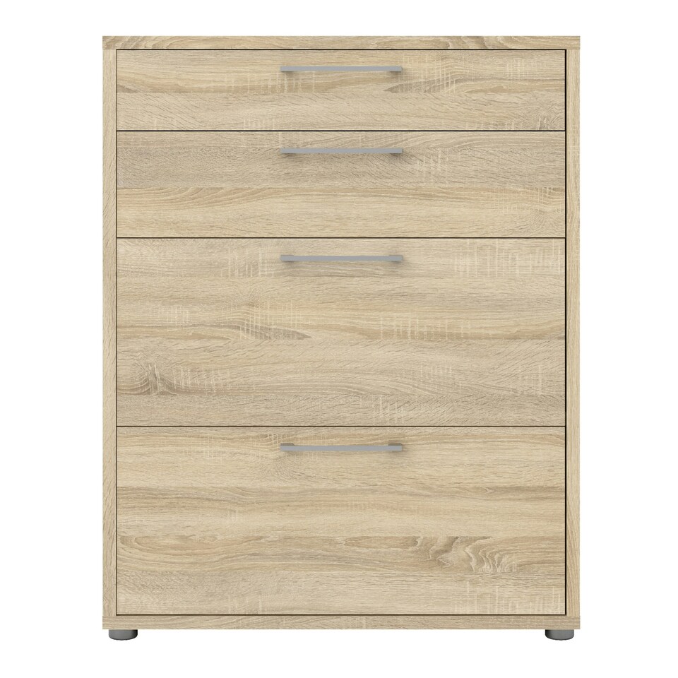 image 1 of Prima Office Storage with 2 Drawers 2 File Drawers In Oak