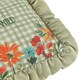 image 4 of furn. Meadow Haze Embroidered Ruffle Green Cushion Cover 30 x 50 cm | Multi