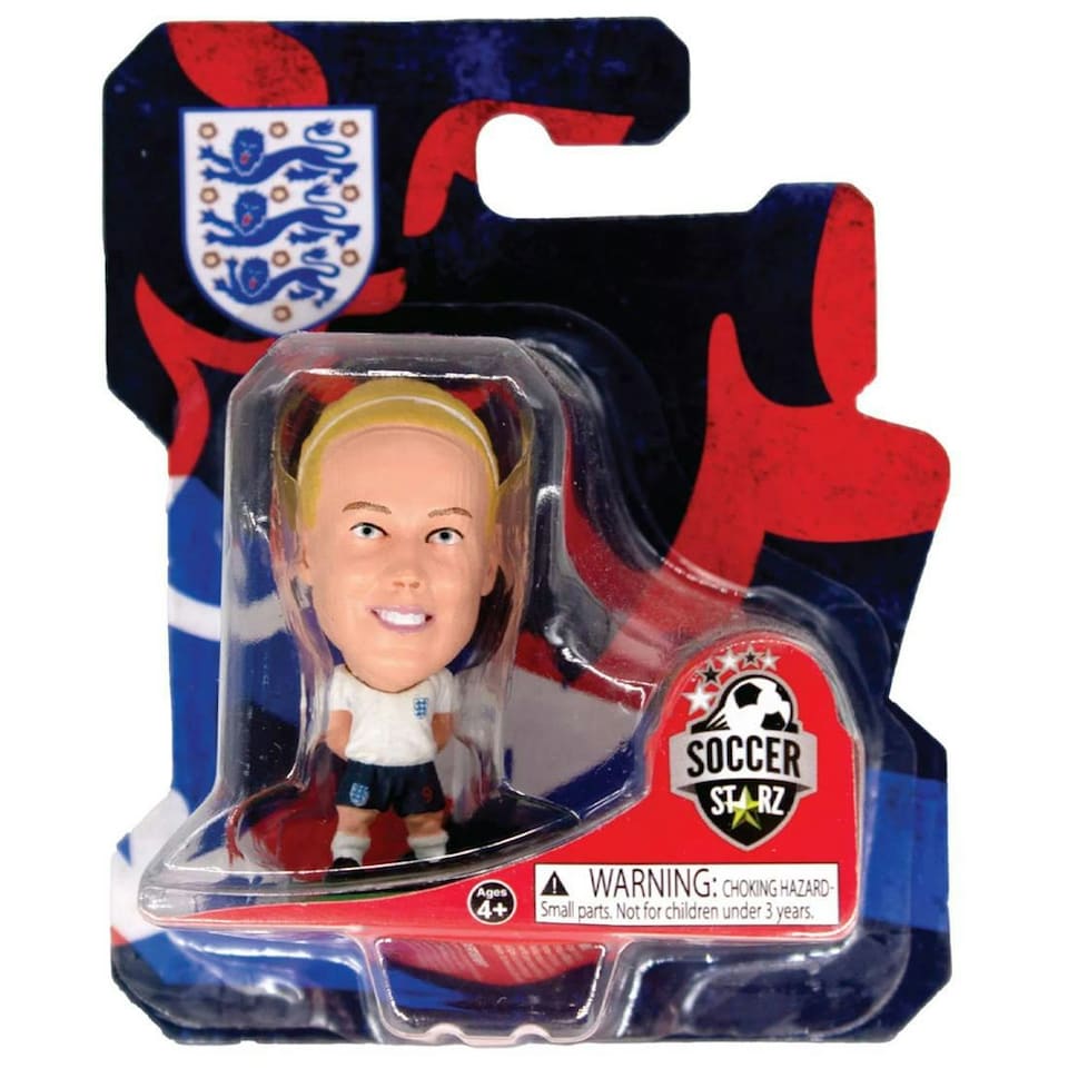 image 1 of England Lionesses Beth Mead SoccerStarz Football Figurine - White/Blue - One Size