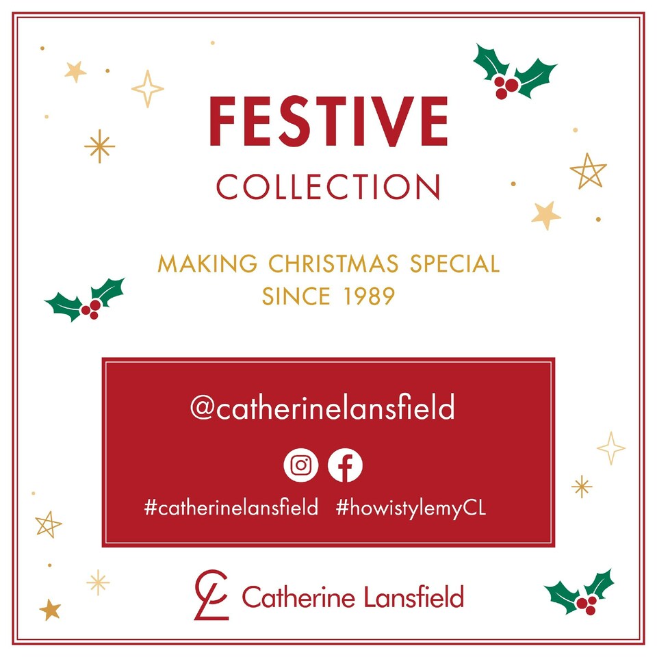 image 1 of Catherine Lansfield Christmas Town Cotton Kitchen Tea Towel Pack of 4 Natural | Cream | Natural | One size | 4