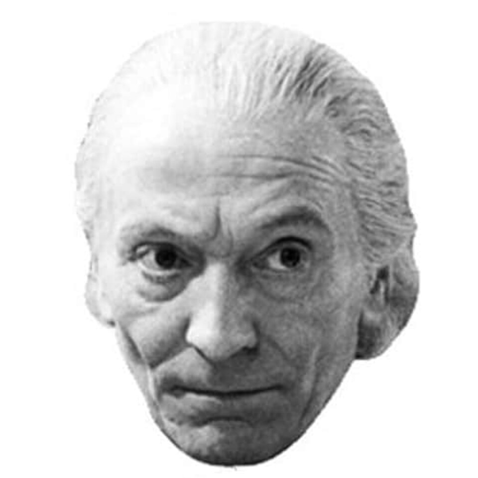 Dr Who The 1st Doctor Cardboard Face Mask