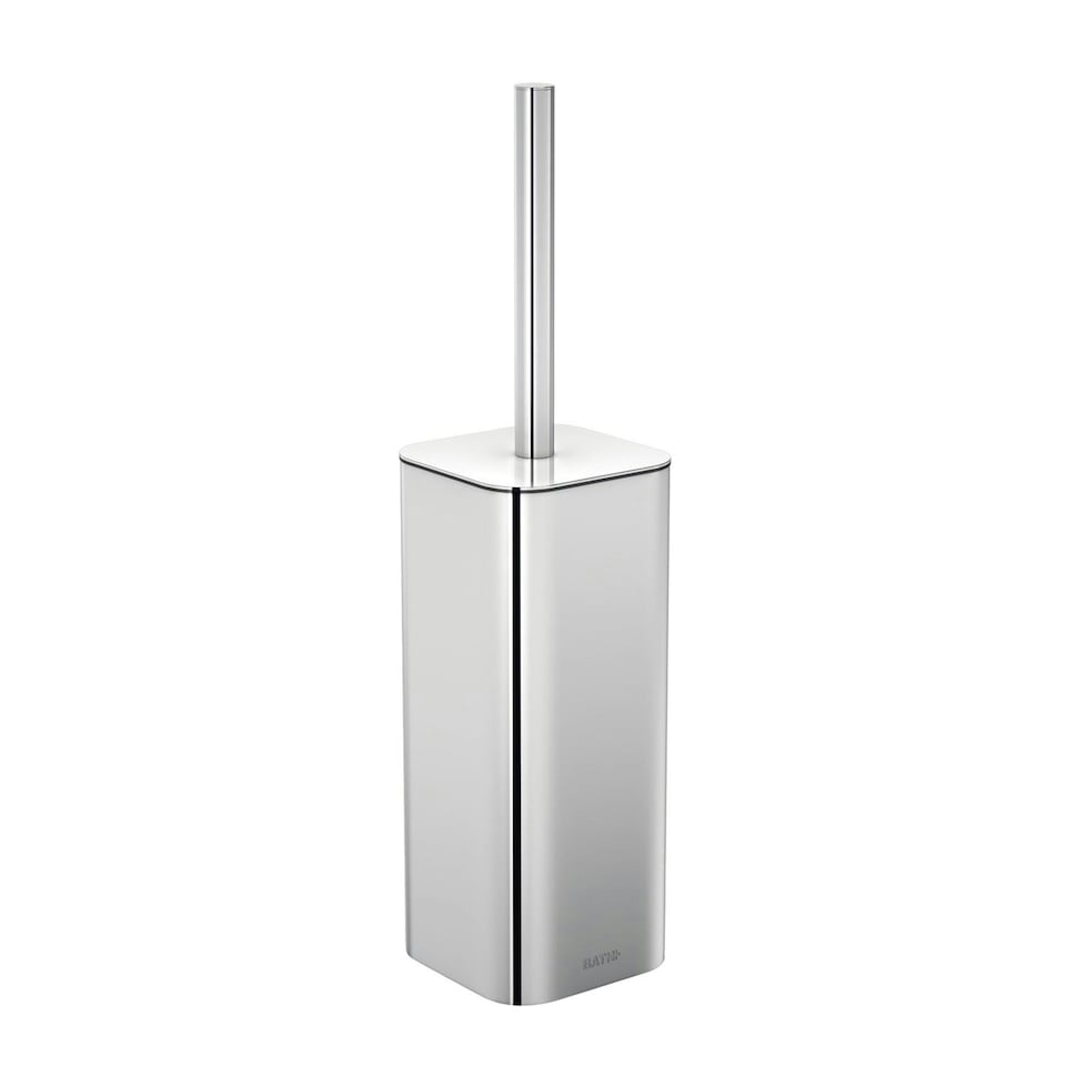 image 1 of Cosmic Toilet Brush Floor with Durable Stainless Steel for Bathroom, Silver