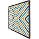 image 1 of Ethnic geometric figures (Picutre Frame) Brown | XL