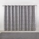 image 3 of Harrow Lined Eyelet Jacquard Curtains 228cm x 183cm Silver Grey | Grey