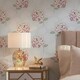 image 4 of Hydrangea Harmony Wallpaper in Soft Blue Multi