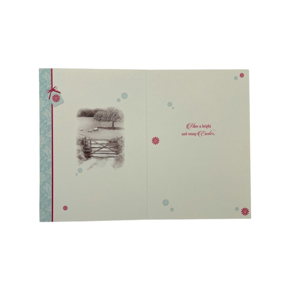 image 1 of To All Of You Wonderful Time Pink Tulips Design Easter Card