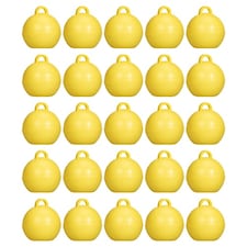 Mimosa Yellow Bubble Balloon Weights - Pack of 25