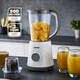 image 2 of GEEPAS 500W Electric Jug Blender and 180W Black Hand Blender Combo set Black