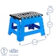 image 2 of Ashley Folding Step Stool - 31.5cm x 25cm x 22cm - Red Red