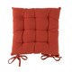 image 1 of Harbour Housewares Square Garden Chair Seat Cushion - Paprika | Red | Paprika