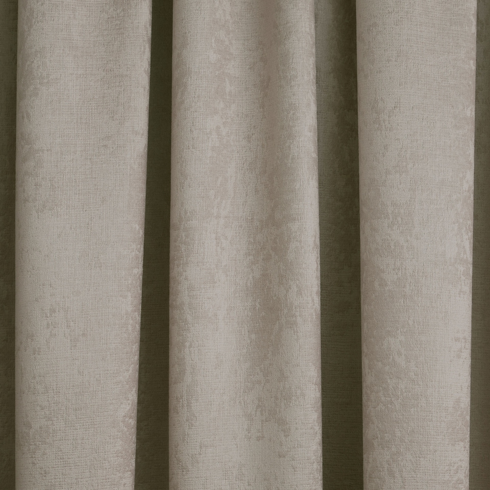 image 1 of Fusion Galaxy Pencil Pleat Curtains Natural