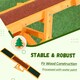 image 8 of PawHut Wooden Pet Seesaw for Big Dogs with Anti-Slip Surface, Natural
